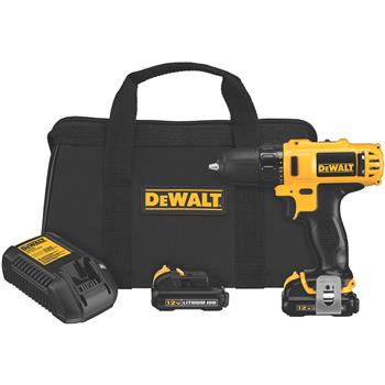 12V. MAX DRILL/DRIVER KIT AVEC 2 BATT. ET SAC