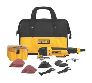 OUTIL OSCILLANT DEWALT 3 A. ( 29 PCS.)