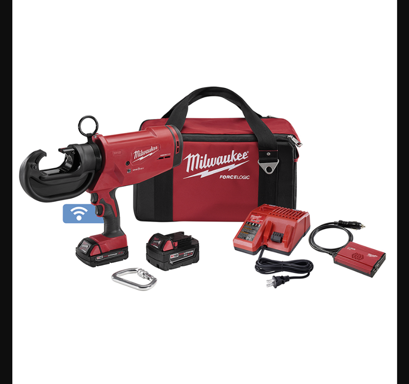 M18 18 Volt Lithium-Ion Cordless Force Logic 12T Utility Crimper Kit - Milwaukee - 2778-22