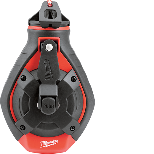 Bold line chalk reel and red refill with FREE Fine point jobsite marker - Milwaukee 48-22-3986C