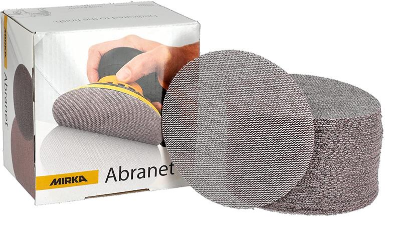 50 ABRASIFS MIRKA ABRANET 5 100 GRAINS