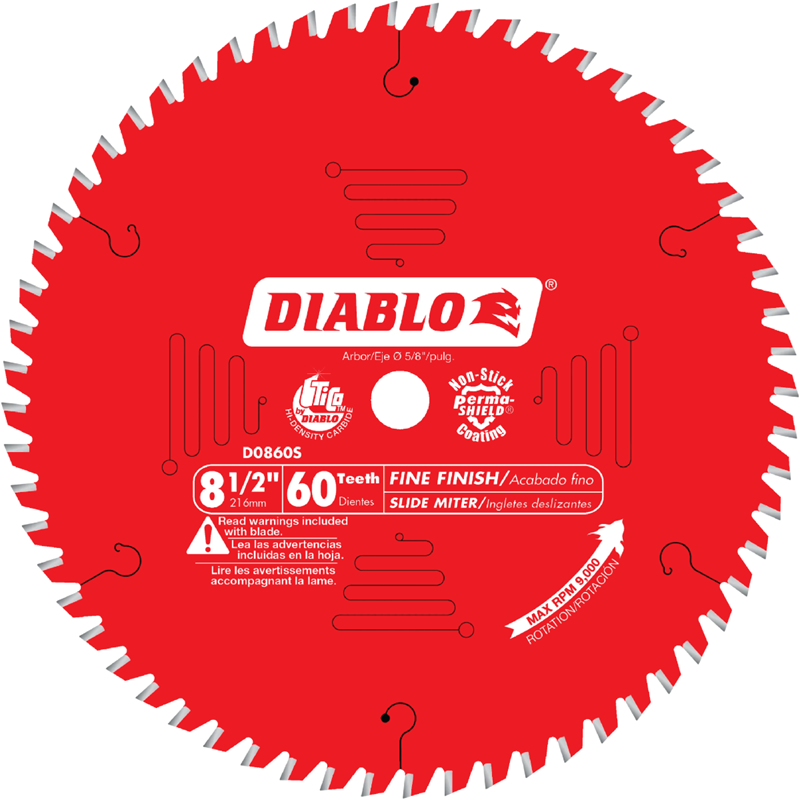 8 1/2'' X 60T FINISHING BLADE