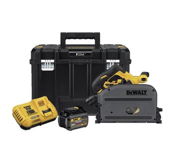 60V MAX FLEXVOLT Track Saw Kit w/ 1 Battery (6Ah), Charger,