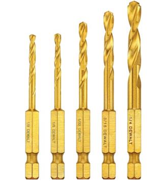 5 pc Titanium IR set - Dewalt DD5155
