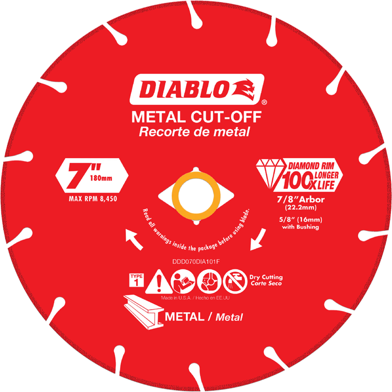 Diablo 7 Diamond Metal Cutting Blade