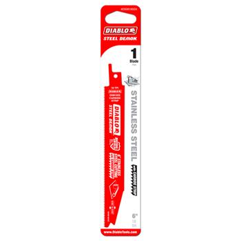 6 steel demon solid carbid strip recip blade for stainless steel - Freud DS0618SSXC