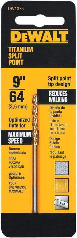 MECHE DEWALT 9/64 (TITANIUM)