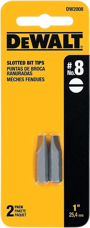 # 8 SLOTTED BIT TIP