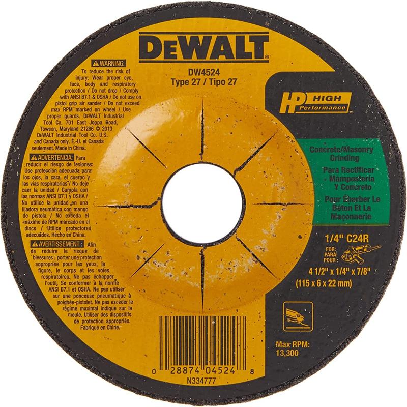 Grinding Wheel 4 1/2'' x 1/4''