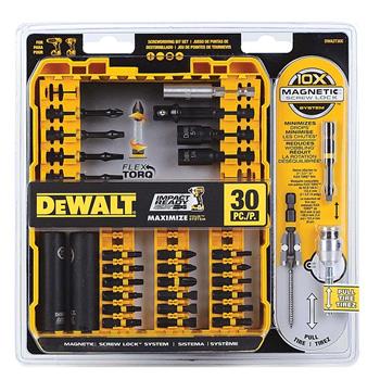 Ensemble d'embouts 30 pcs impact Flextorq dewalt