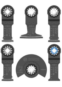 Starlock® Oscillating Multi-Tool Accessory Blade Set 6 pc. - Bosch OSL006