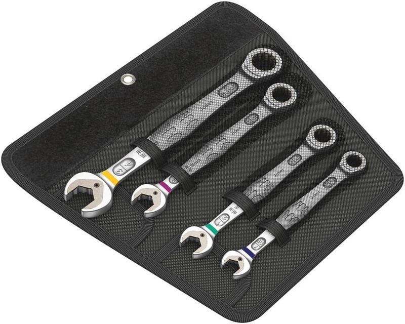 Joker Set of ratchetting combination wrenches, imperial