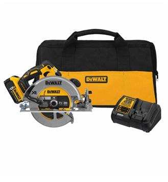 20V MAX XR 7-1/4 Circular Saw (5.0Ah) w/ 1 Battery and Bag