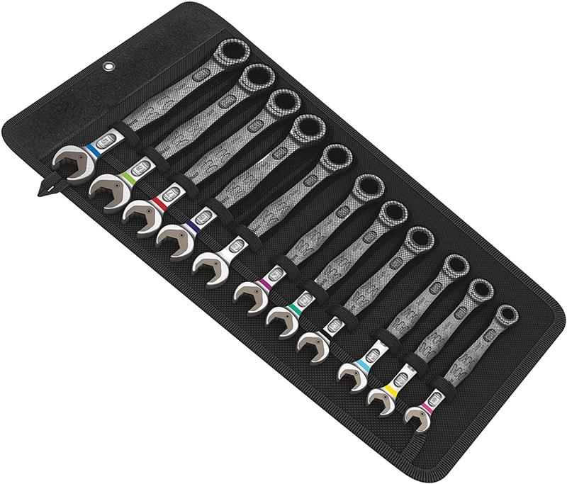 Joker set of 11 ratcheting combination wrenches