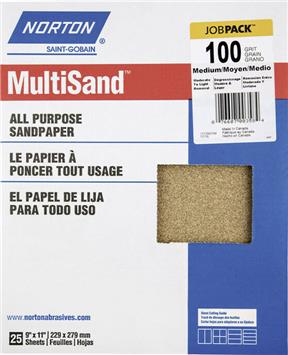 Multi use sanding paper 9x11 100-C