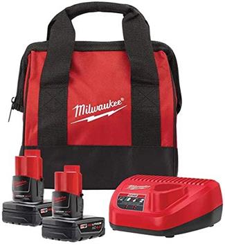 Lithium-Ion Starter Kit 2x 4A CP Battery - Milwaukee 48-59-2442SPC