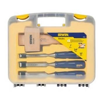 Chisel woodwk w/mallet 4pc