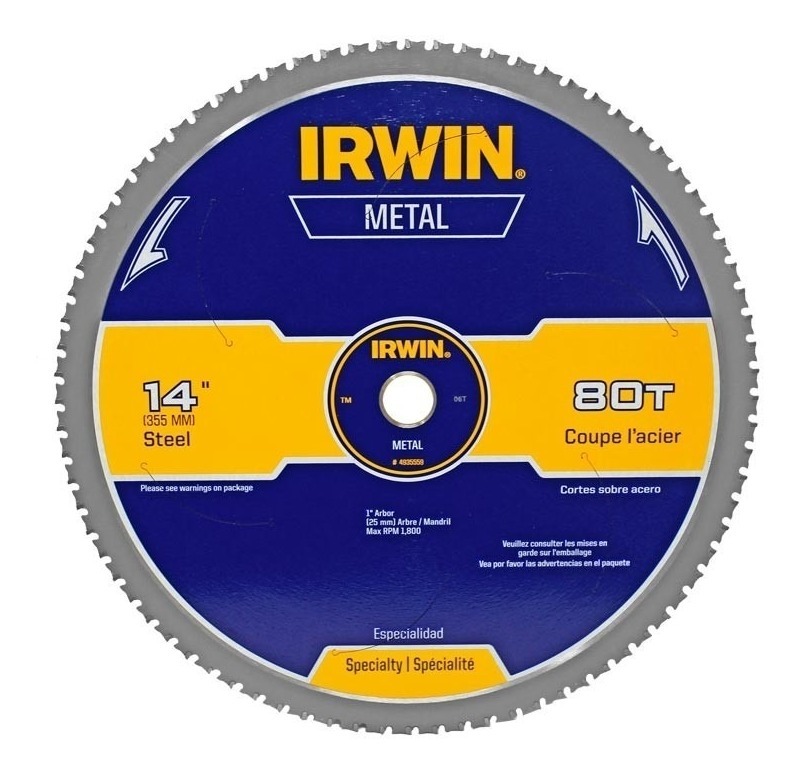 14 saw blade  80 teeth  ferrous steel