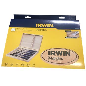 Chisel woodwk box 6pc.