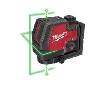 USB rechargeable green cross line & plumb point laser