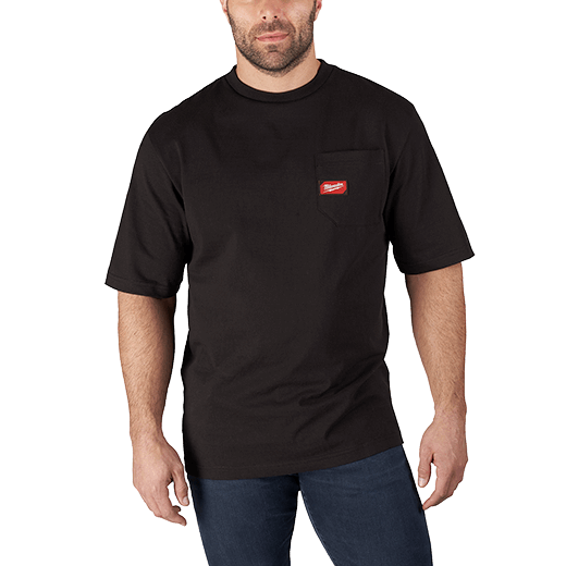 Milwaukee black t-shirt - short sleeve XL