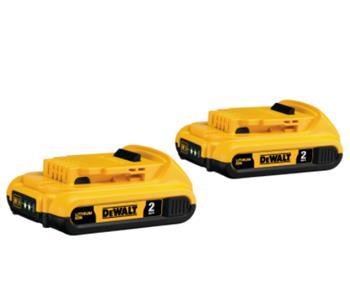 BATTERY 20V MAX* COMPACT XR LITHIUM ION 2-PACK (2.0 Ah)