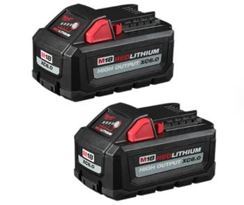 M18 HIGH OUTPUT XC6.0 BATTERY 2PK