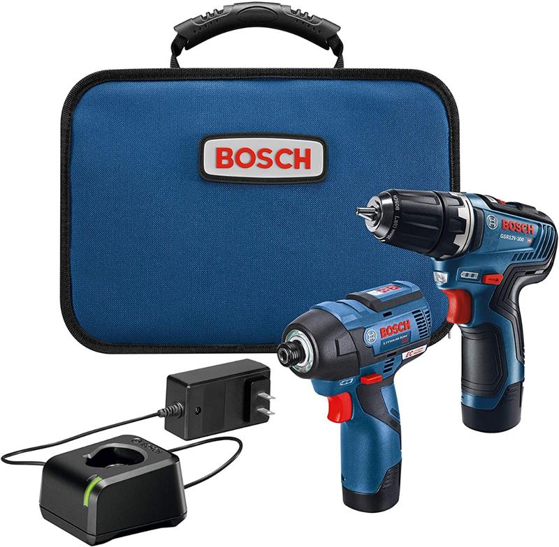 12V Max 2-Tool Combo Kit with 3/8 Drill/Driver, 1/4 Hex Impact Driver and (2) 2.0 Ah Batteries