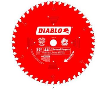 12 - 44 Tooth ATB General Purpose Miter Saw Blade (2 blades)