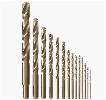 CO14B 14PC COBALT M42 DRILL BIT SET