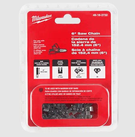 6 Saw Chain - MILWAUKEE - 49-16-2732 | Elite Tools