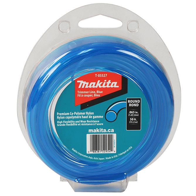 Round Trimmer Line 0.065? x 50ft Loop Blue - MAKITA - T-03327 | Elite Tools