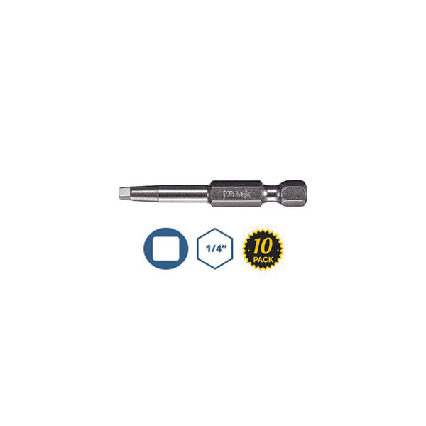 1150R3A - Embout 1/4" - carré #3 x 6"  10/Pqt