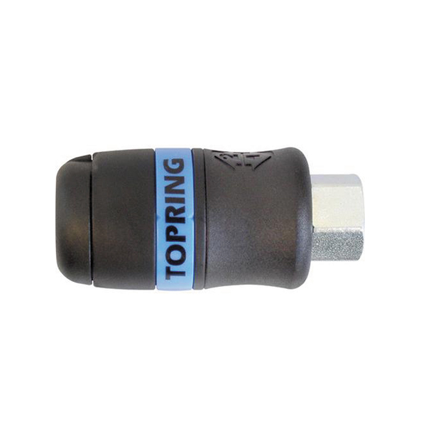 Coupler TOPQUIK Saf. (1/4" IND) 1/4"(F)NPT