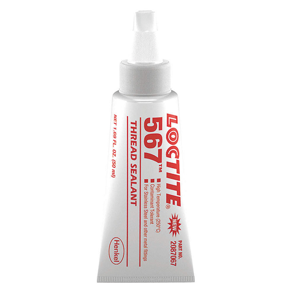 Loctite 567 thread sealant  high temperature - room temperature - 50 ml - 1.69oz