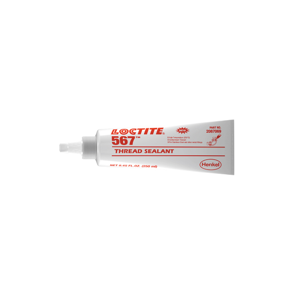 Loctite 567 thread sealant  high temperature - room temperature - 250ml - 8.45oz