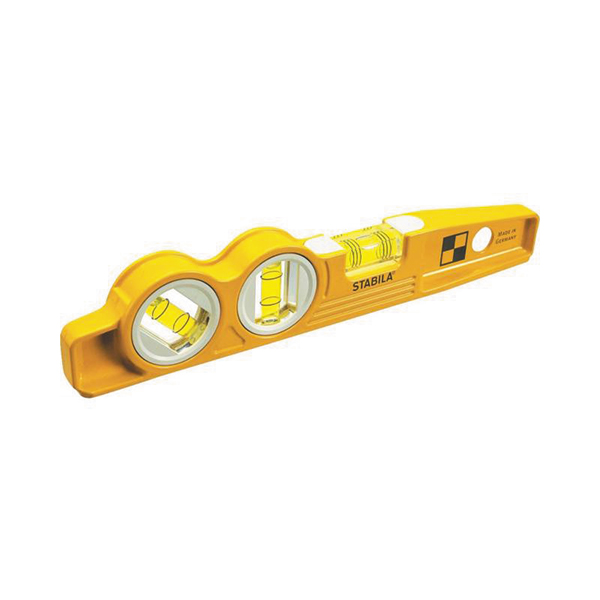 10" die cast magnetic Torpedo level with 45° vial