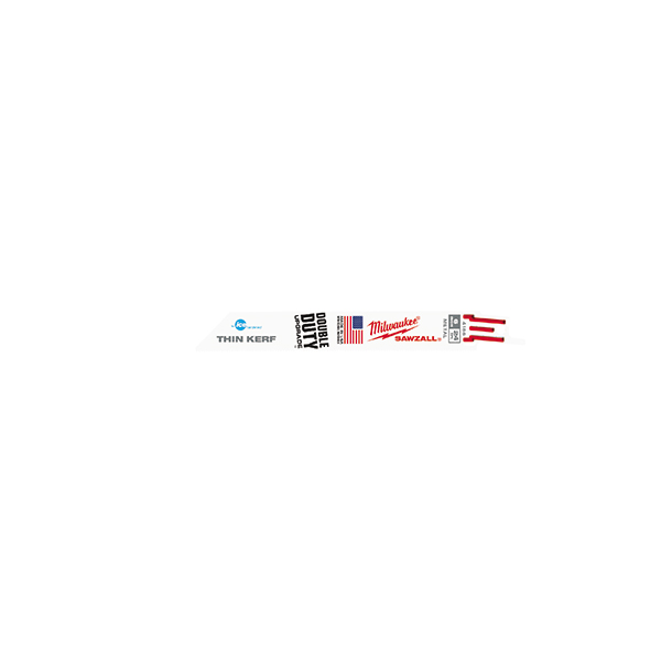 6" 24 TPI Thin Kerf Ice Hardened™ SAWZALL® Blades (5 Pk)
