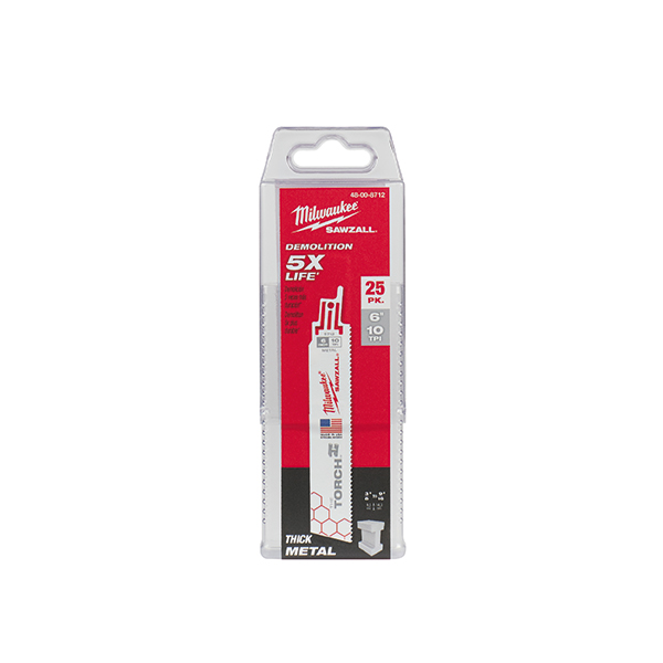 6" 10 TPI The Torch™ SAWZALL® Blades (25 Pk)