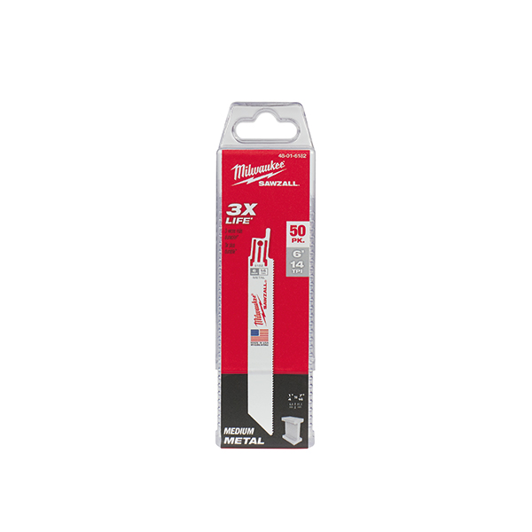6" 14 TPI Thin Kerf SAWZALL® Blades (50 Pk)