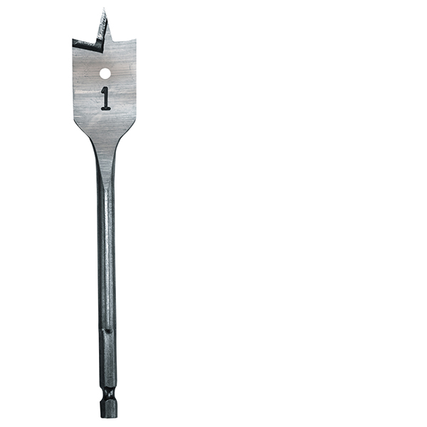 Flat Boring Bit 1" x 6"