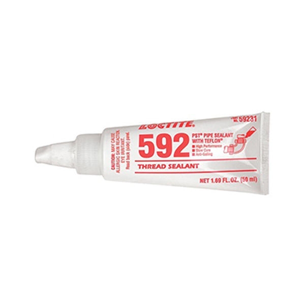 Loctite 592 slow cure thread sealant locks and seals threaded fittings - 50ml - 1.69oz