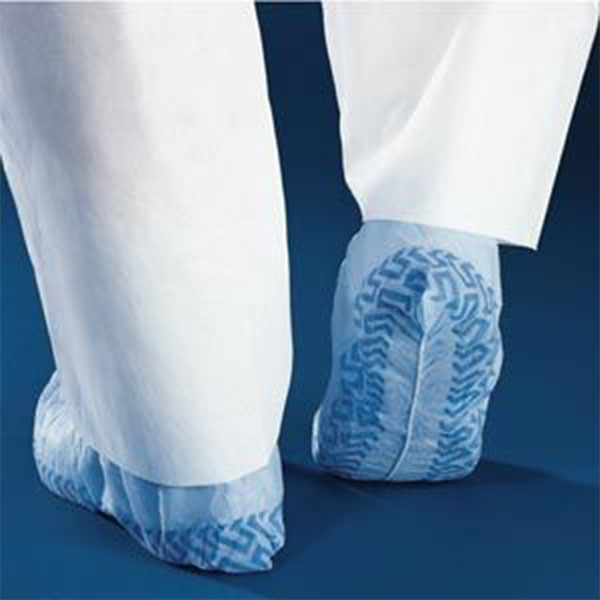 Shoe covers, non-skid, blue, XXL