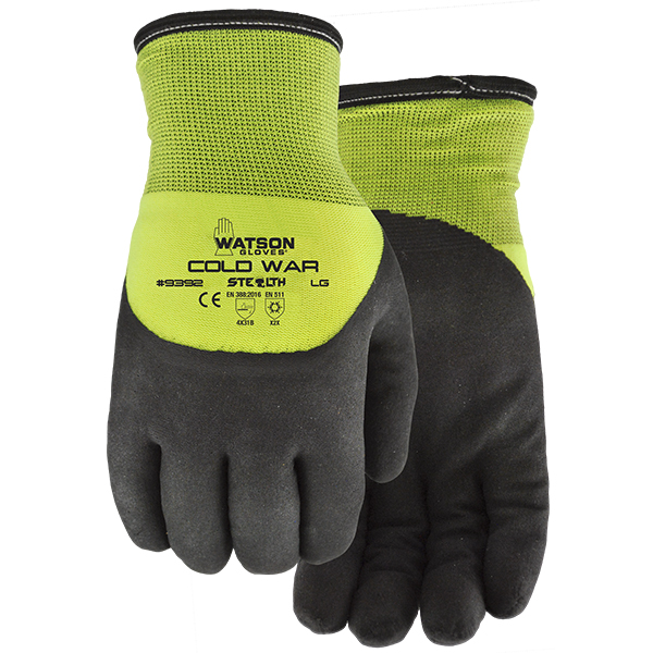 “COLD WAR” Hi-Viz Winter-Lined Dexterity Gloves XXL
