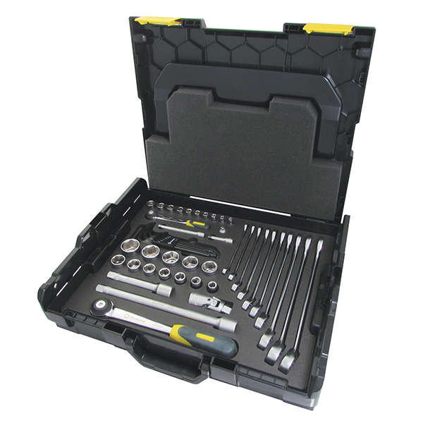 CR6500 42 pieces SAE tool set - CROM-BOX 42I