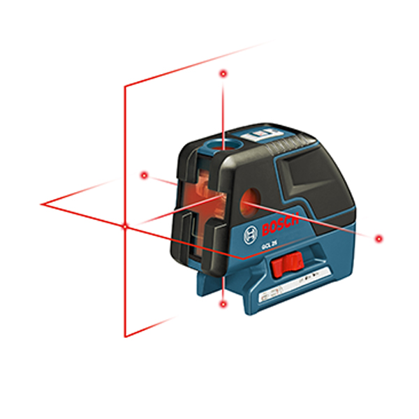 GCL 25 Laser d'alignement avec nivellement automatique à cinq points et axe transversal
