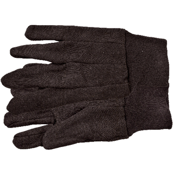 “JERSEY” Brown Cotton Jersey Glove Liners