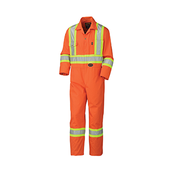 5514 combinaison de sécurité en poly/coton, orange, 40