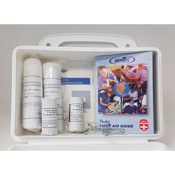 Type 2, CR8002  First Aid Kit - 1 to 25 workers - Norm CAN/CSA Z1220-17, small plastic case