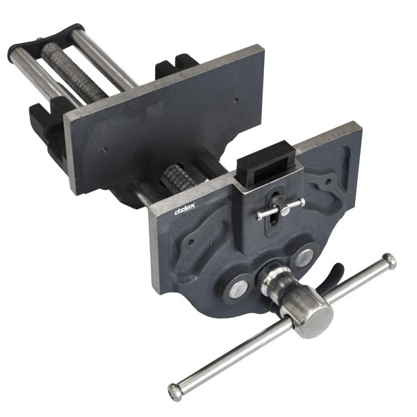 EA7225 Woodworkers Vise Length: 225 mm - 8-7 / 8" Opening: 340 mm - 13-3 / 8" Weight: 15,50 kg